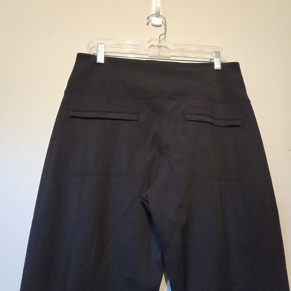 Athleta NWT Delancey Flare Pants Women's LG Black #986044 Work Office Stretch - Picture 10 of 12